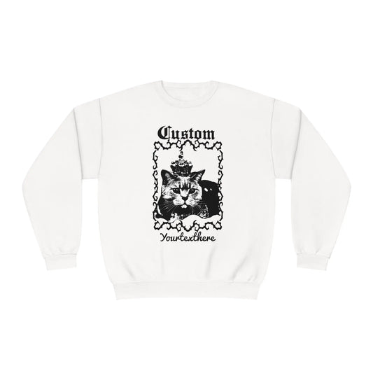 Personnalisez votre sweat-shirt rétro noir et blanc