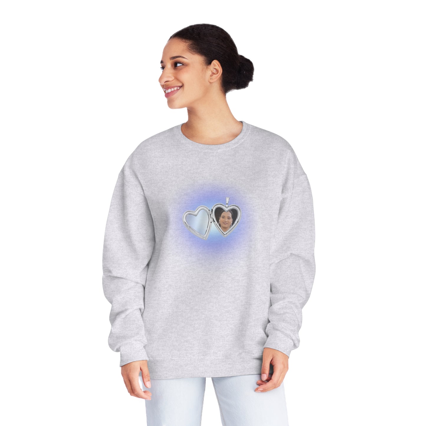 Custom Your Love Mirror Sweatshirt Printify