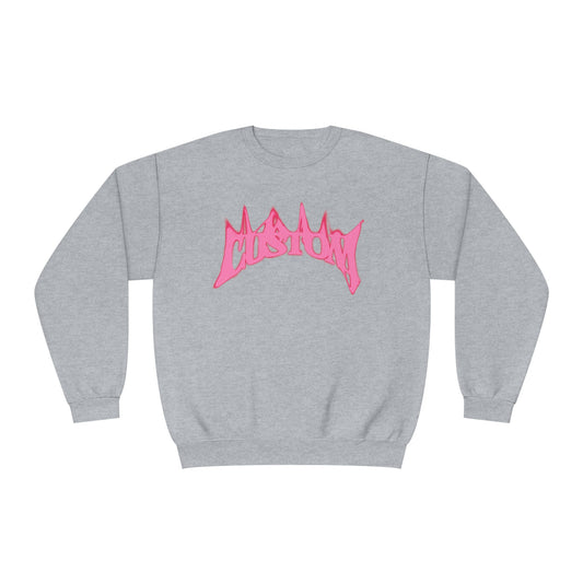 Custom Flame font effect Sweatshirt