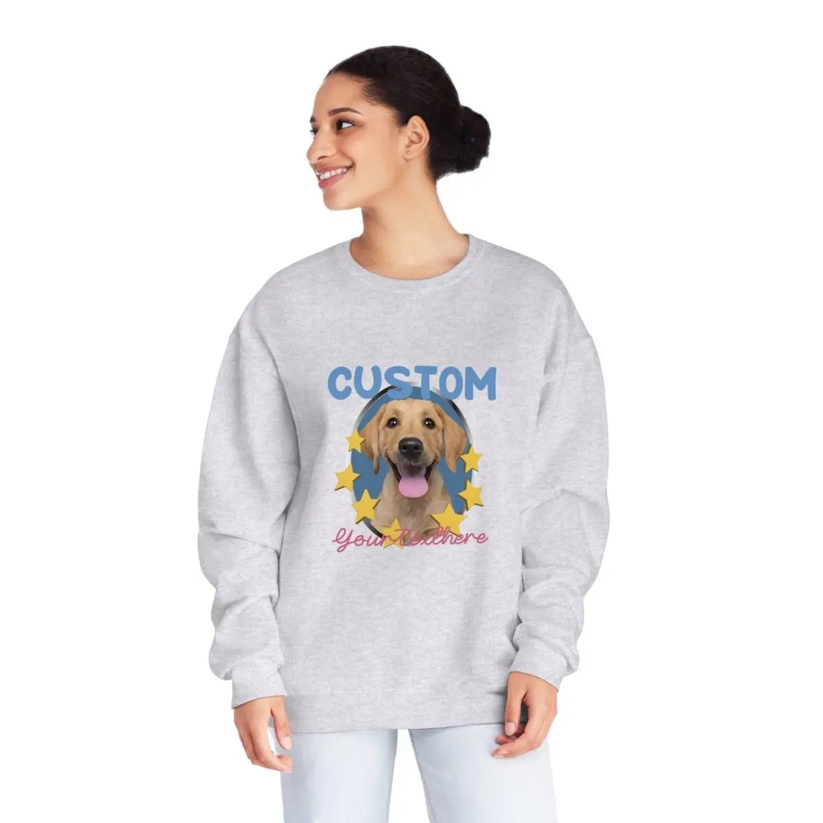 Custom Your Kawaii Face Sweatshirt - Mixmytee