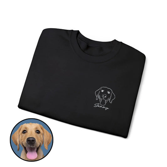 Sweat-shirt brodé personnalisé pour chien