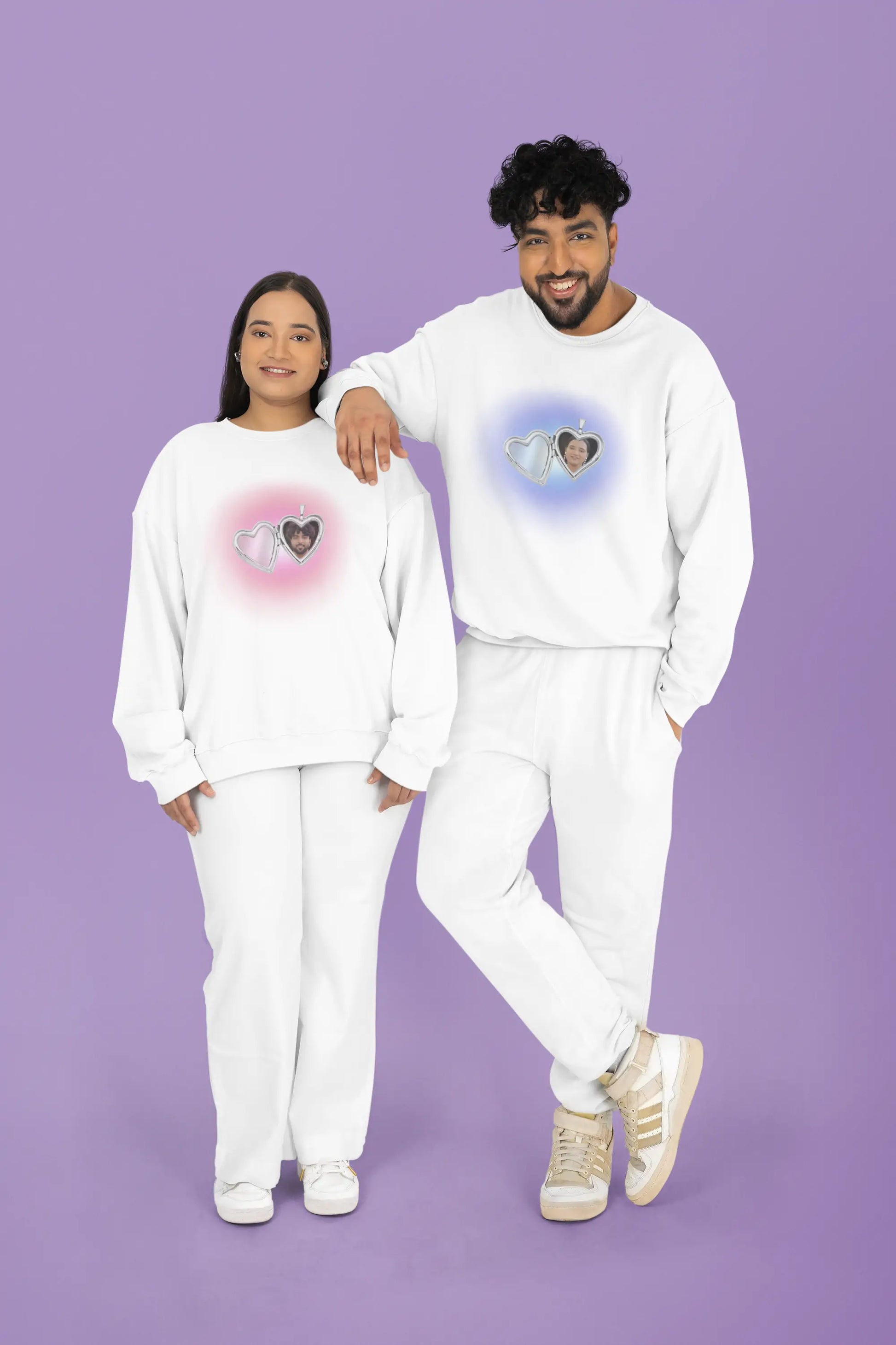 Custom Your Love Mirror Sweatshirt Printify